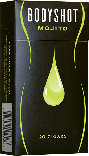 BODYSHOT CIGAR MOJITO       10/20PK