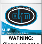 OHM FILTERED CIGAR BLUE 10/20PK