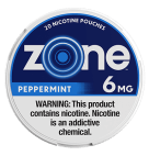 ZONE PCH PEPPERMINT 6MG        5CAN