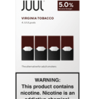 JUUL PODS VIRGINIA TOB 5% 4PK   8CT