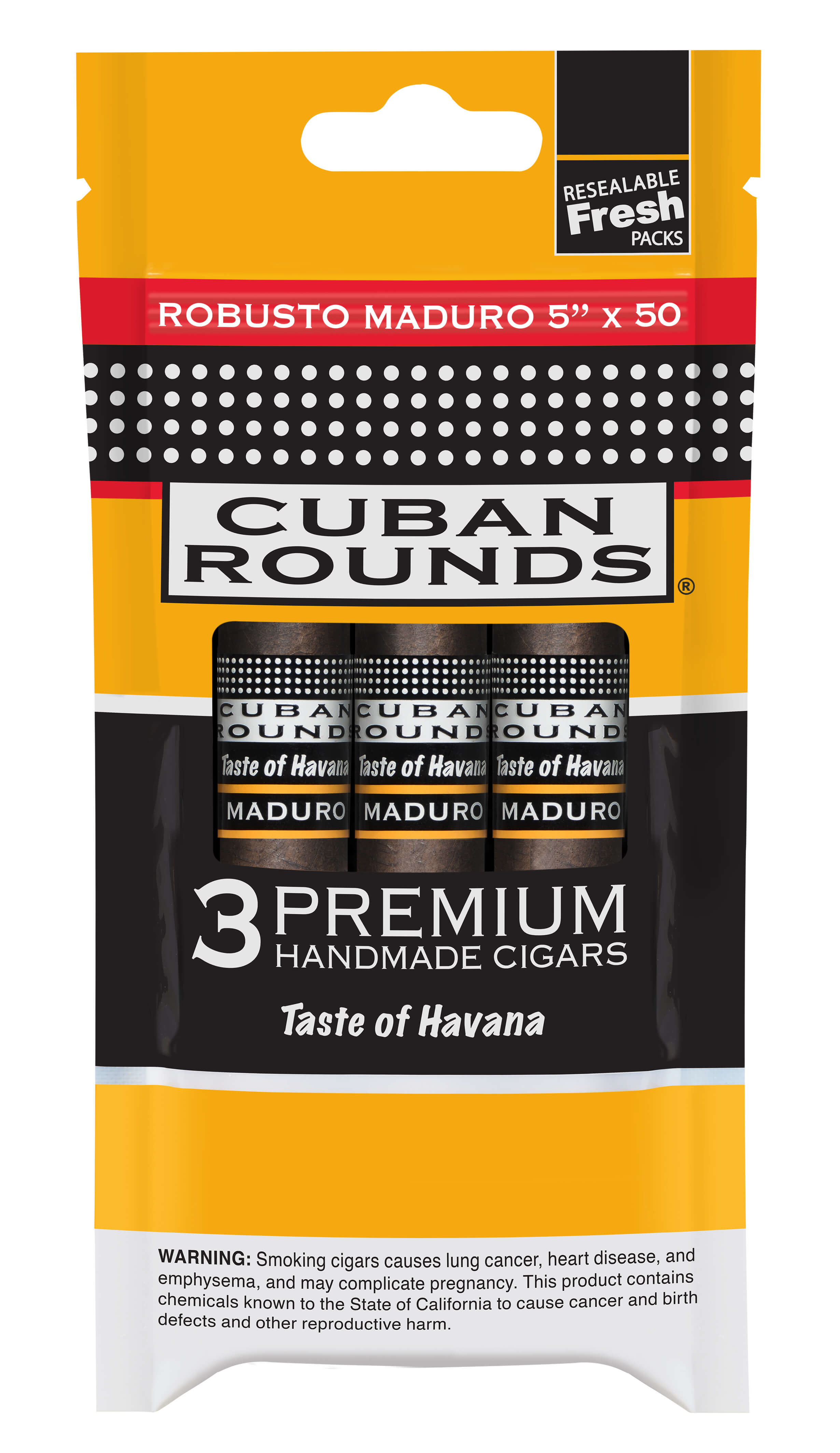 CU ROUND ROBUSTO MADURO FP    8/3PK