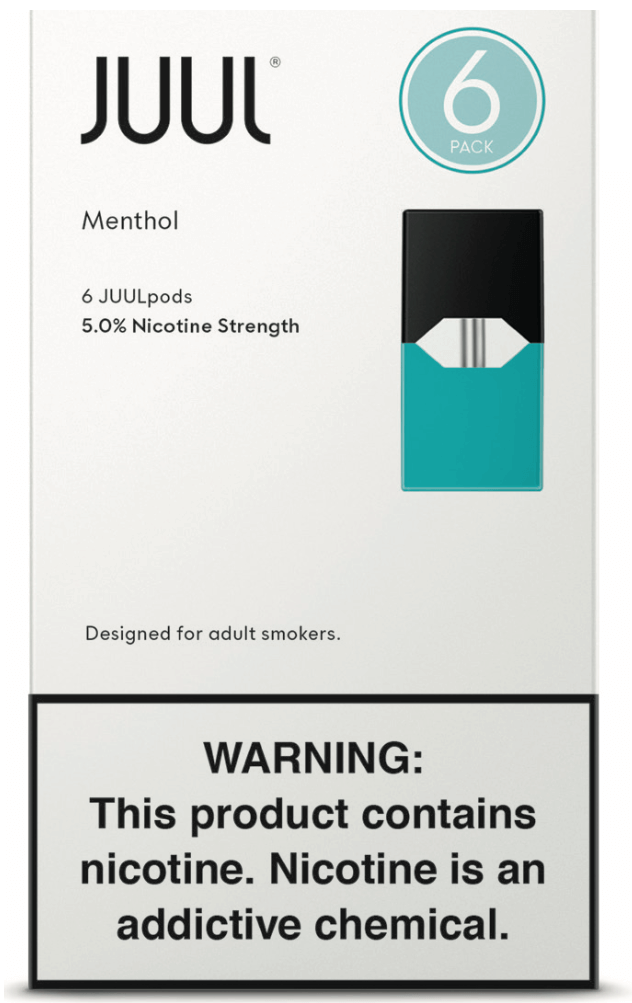 JUUL PODS MENTHOL 5% 6PK        4CT