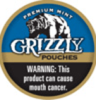 GRIZZLY MINT POUCH 5CAN