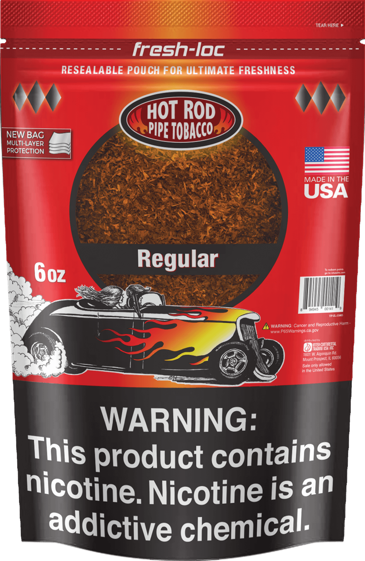 HOT ROD TOB REGULAR             6OZ