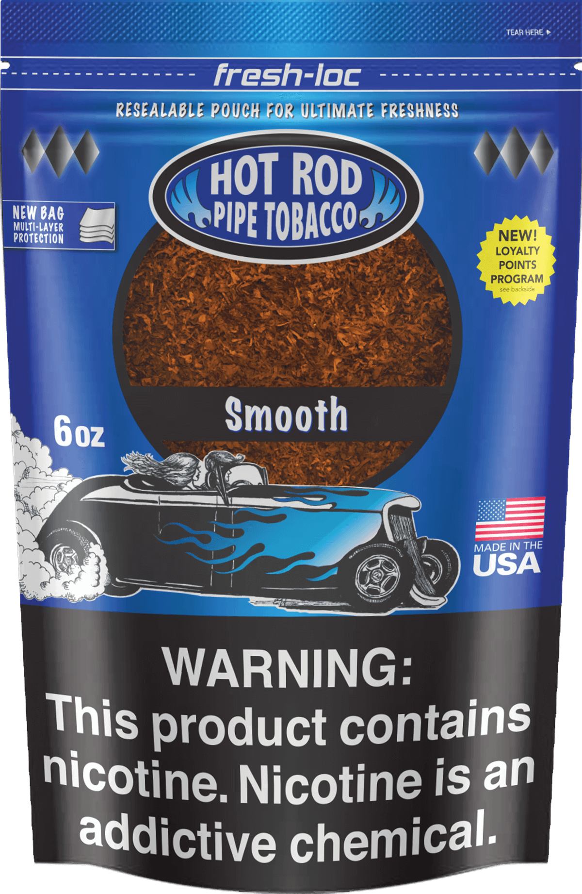 HOT ROD TOB SMOOTH              6OZ