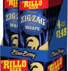 ZIG ZAG RILLO WRAP BLBRY 1.49  15CT