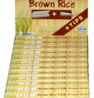 OCB BROWN RICE 1-1/4 PAPER W/TIP 24