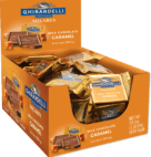 GHIR MILK/CARAMEL FLD SQUARES  55CT