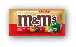 M&M PEANUT BUTTER/JELLY        24CT