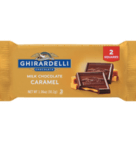 GHIR MILK CHOC CARAMEL 2-SQ    16CT