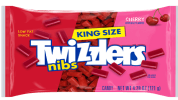 TWIZZLER CHERRY NIBS KS        12CT