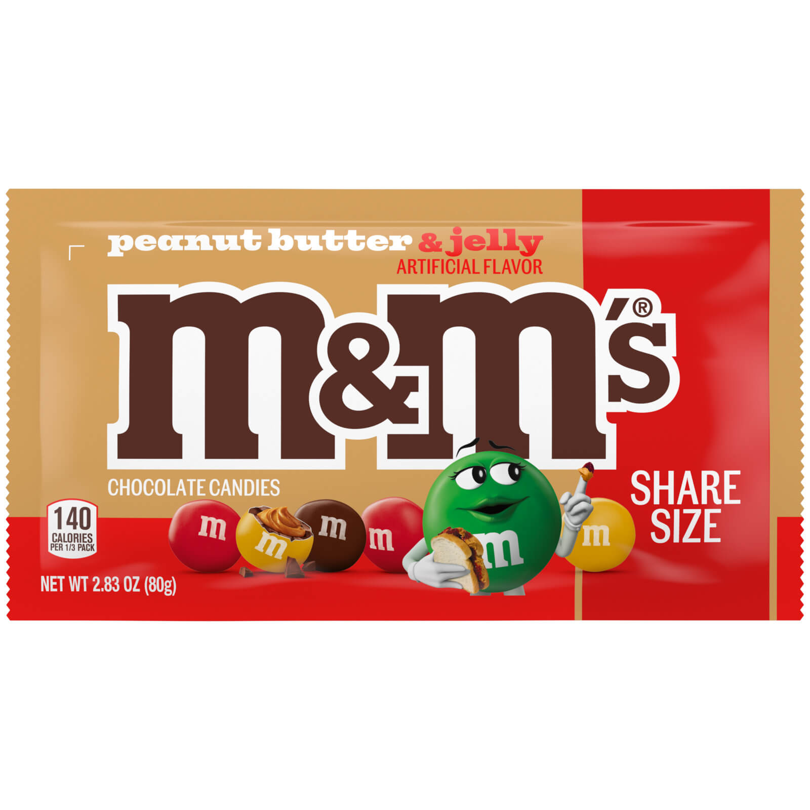 M&M PEANUT BTR/JELLY SHARE     24CT