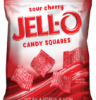 JELLO SQUARES SOUR CHERRY     4.5OZ