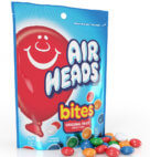 AIRHEADS BITES BAG FRUIT SUB    9OZ