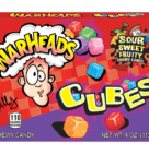 WARHEAD CHEWY CUBES TB          4OZ