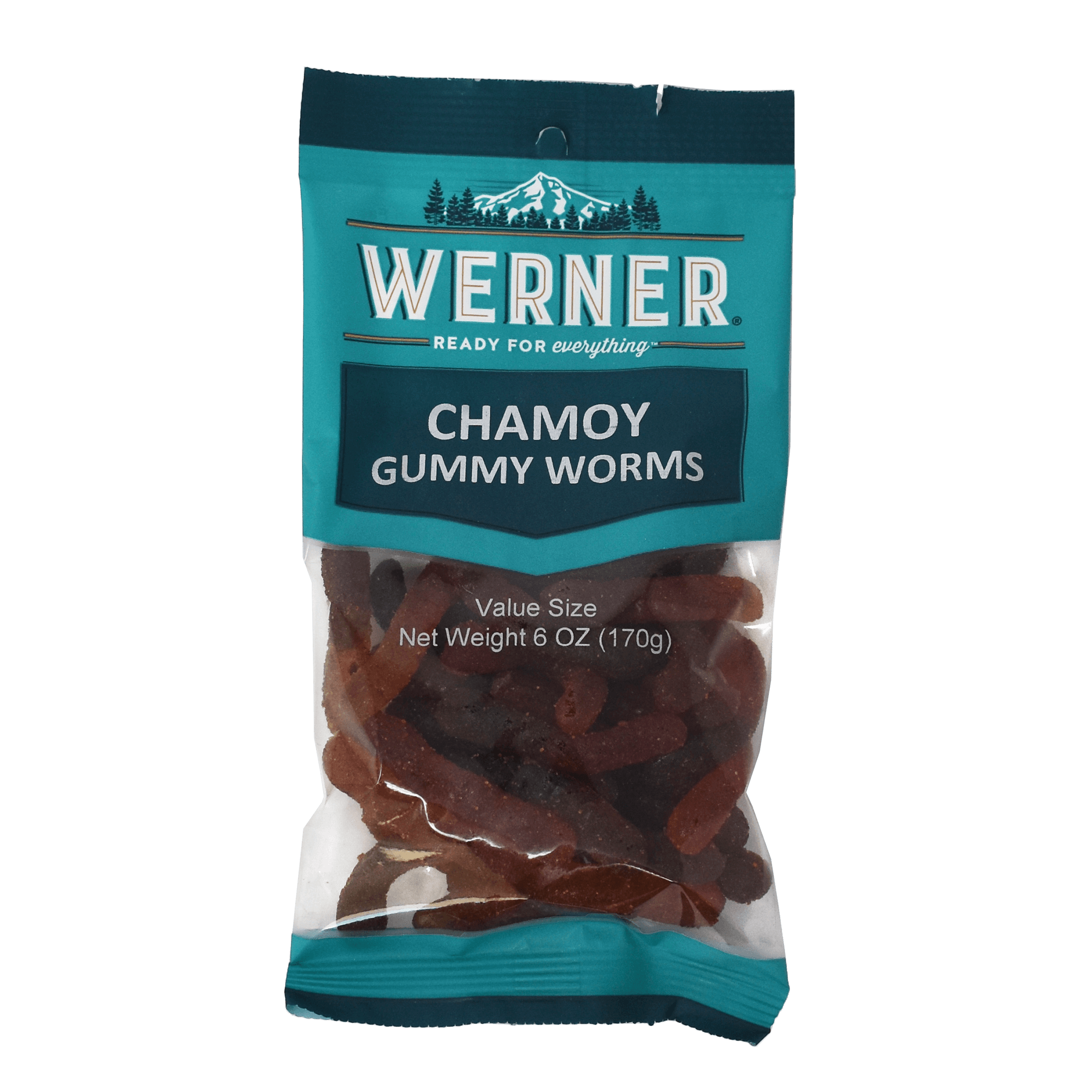 WERNER CHAMOY GUMMY WORMS 6OZ