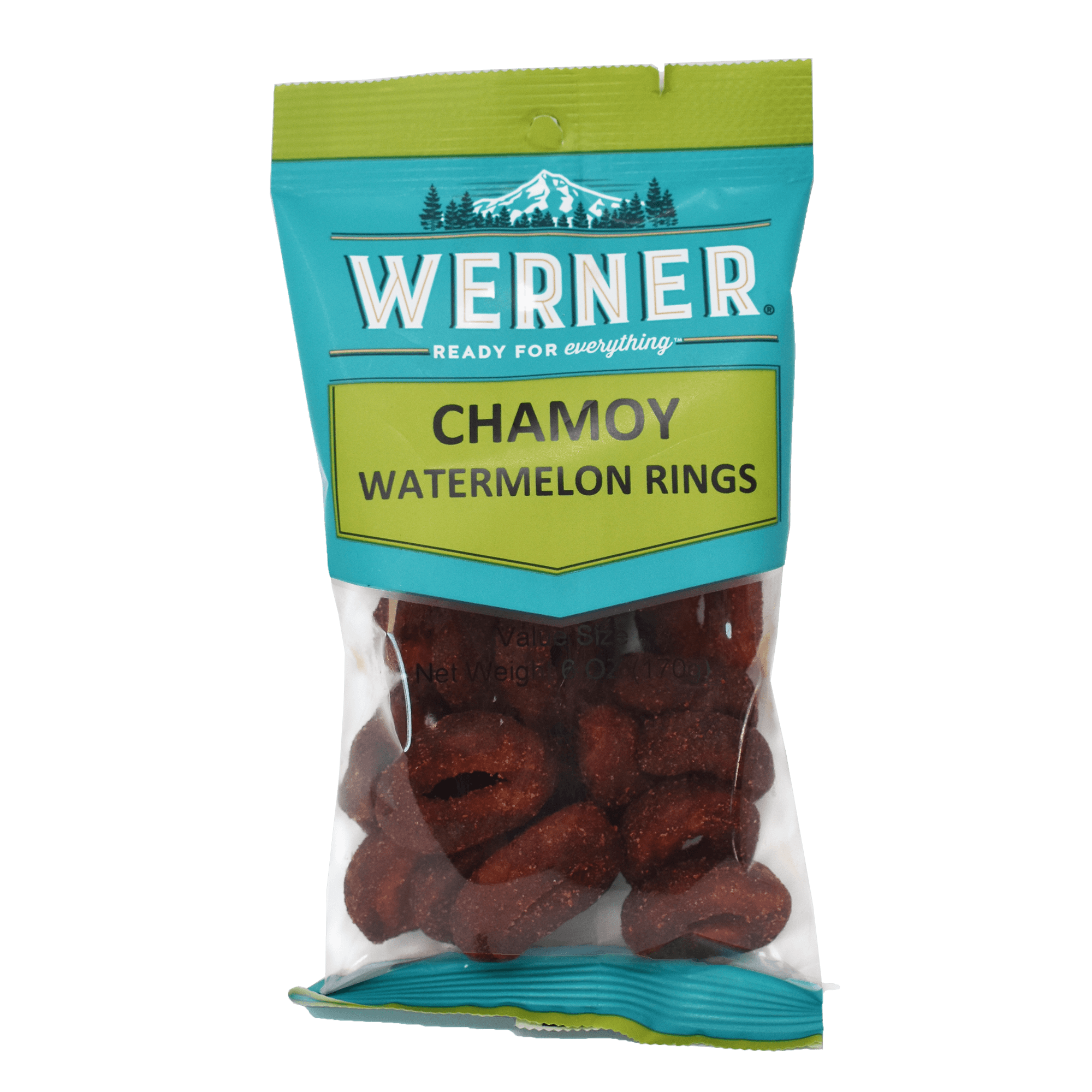 WERNER CHAMOY WATERMELON RINGS 6OZ