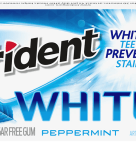 TRIDENT WHITE PEPPERMINT SF     9CT