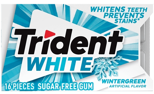 TRIDENT WHITE WINTERGREEN SF    9CT