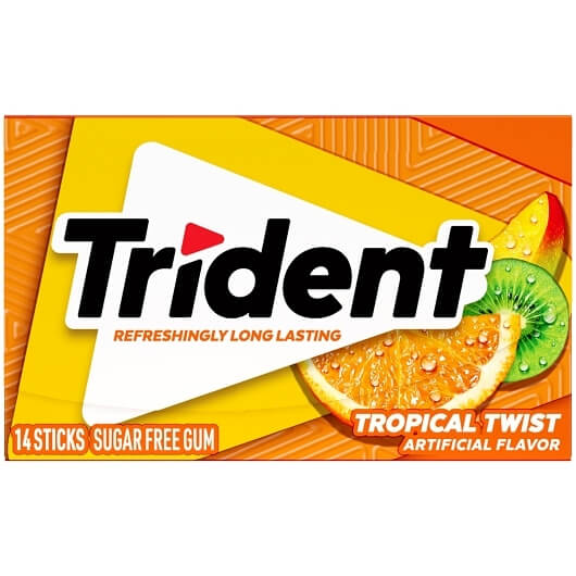 TRIDENT VALU PK TROP TWIST     12CT