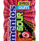 MENTOS GUM SOUR STRAWBERRY      6CT