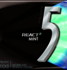 WRIGLEY 5 REACT MINT GUM       10CT