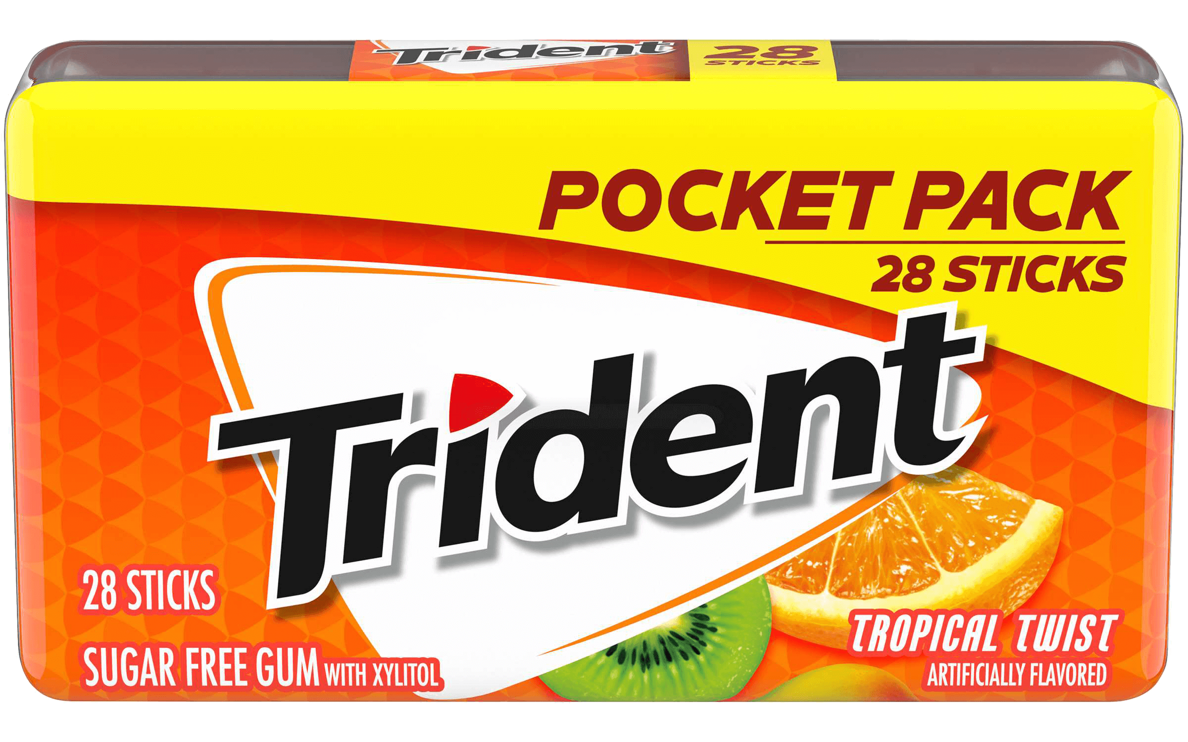 TRIDENT POCKET PACK TROP TWIST  6CT