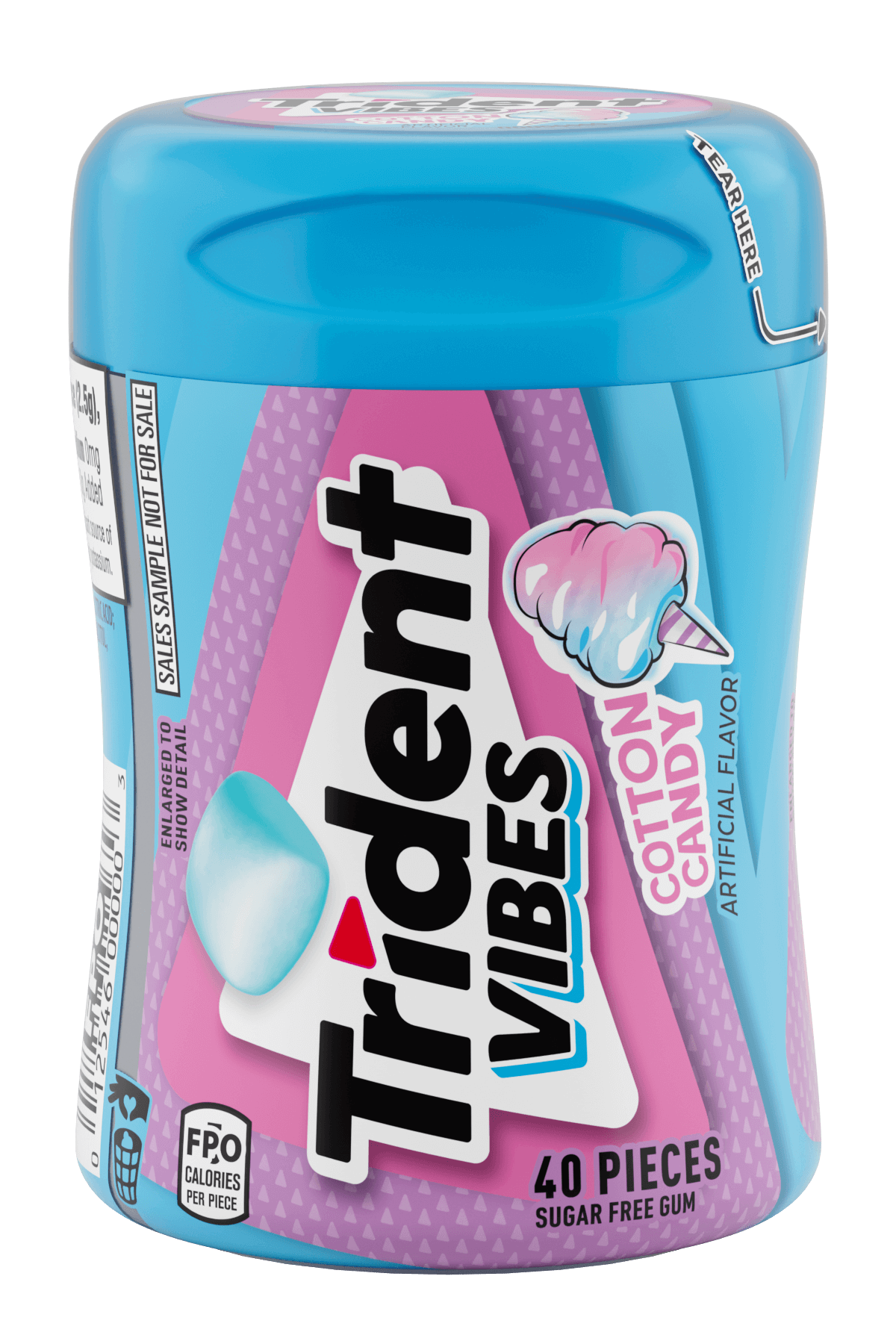 TRIDENT VIBES COTTON CANDY      6CT