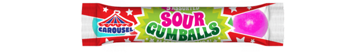 FORD GUM CAROUSEL SOUR 5-BALL  12CT