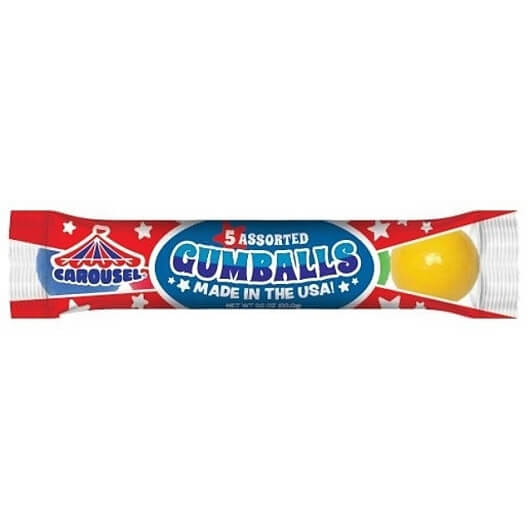 FORD GUM CAROUSEL 5-BALL TUBE  12CT