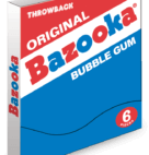 BAZOOKA THROWBACK MINI WALLET  12CT