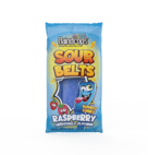 RAINDROPS SOUR BELTS RASPBERRY 12CT