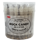 ROCK CANDY WHITE PLAIN POPS    36CT