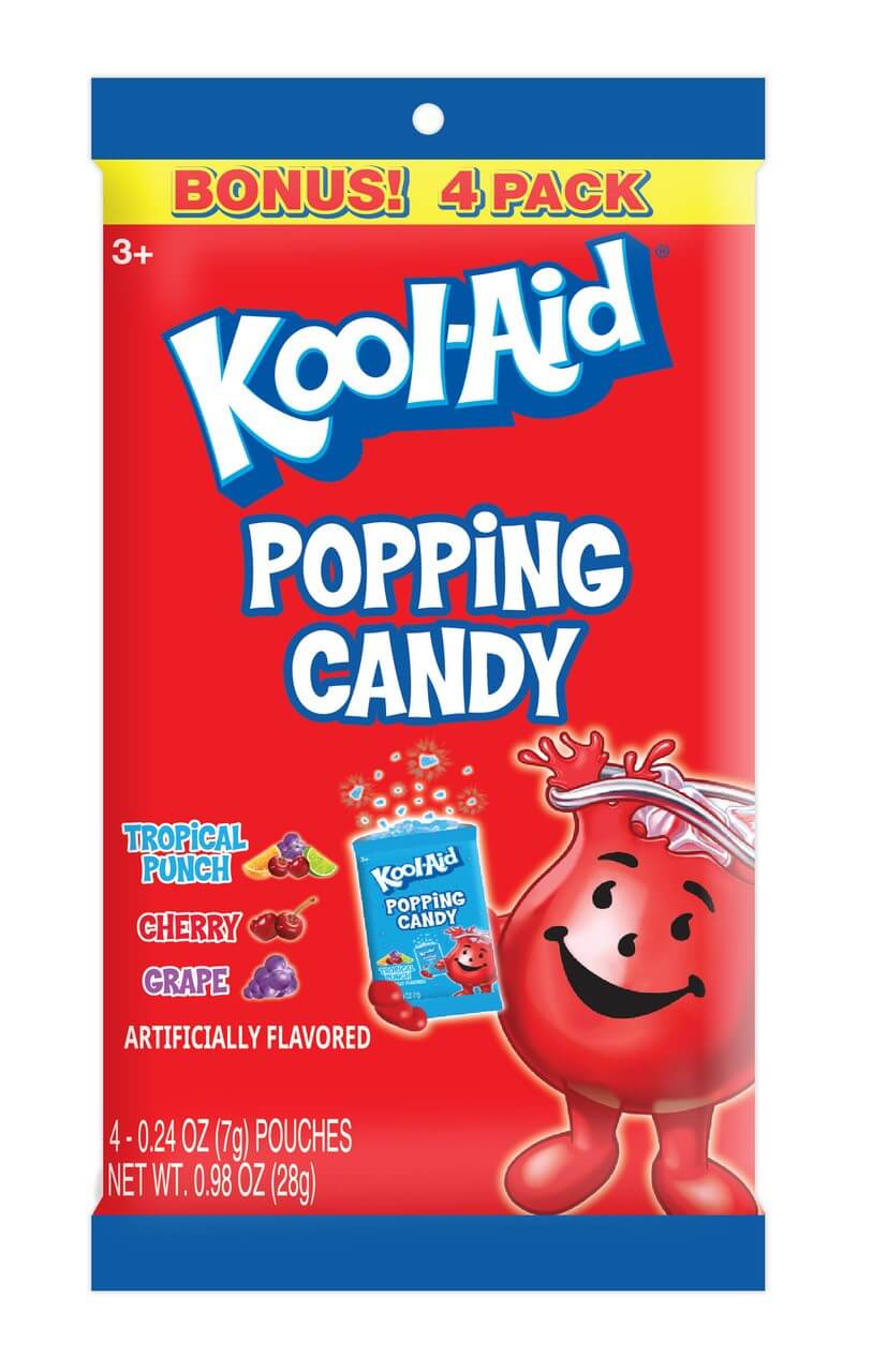 KOOL AID 4PK POPPING CANDY PEG 12CT