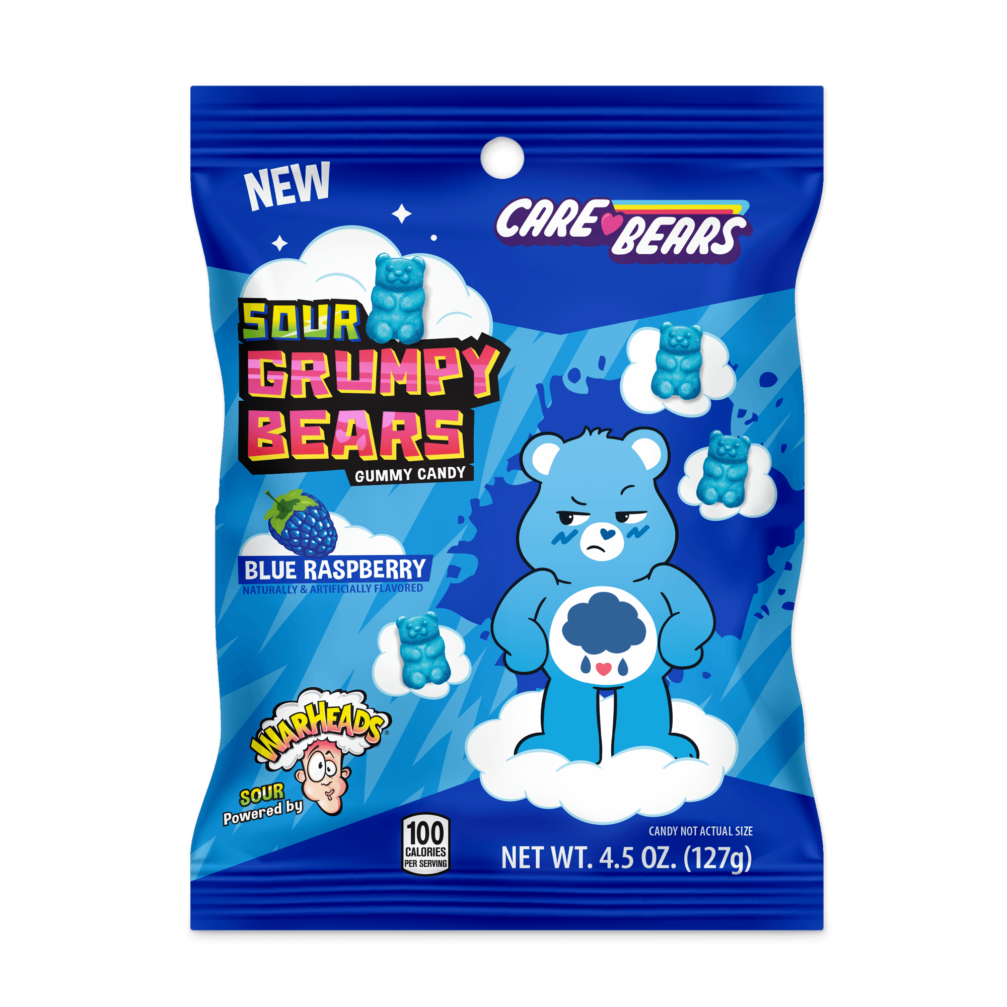 WARHEADS CARE BEAR ST BR PEG 4.5OZ