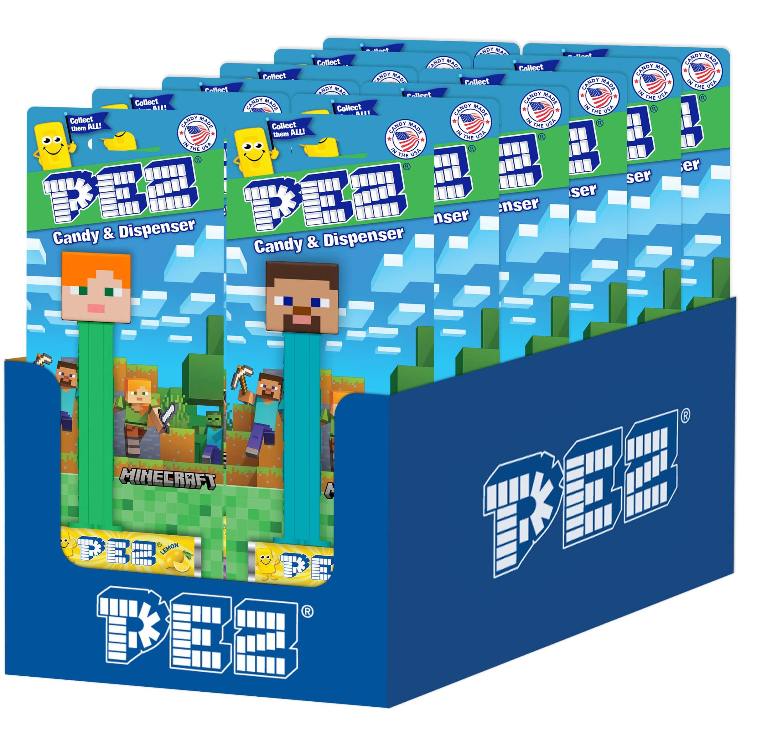 PEZ MINECRAFT ASST             12CT