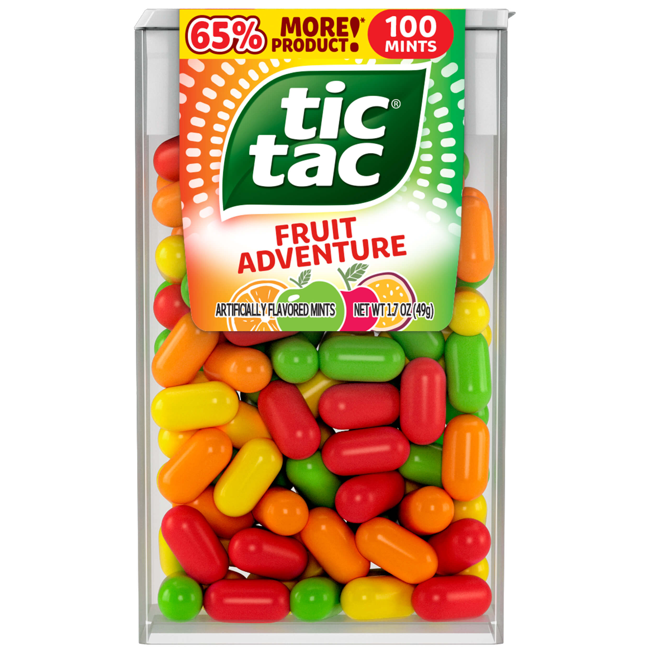 TIC TAC FRUIT ADVENTURE        12CT