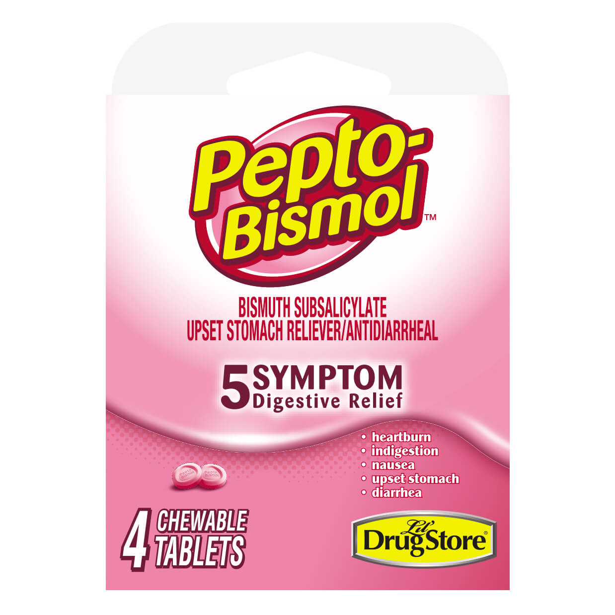LIL DRUG PEPTO BISMOL 4CT
