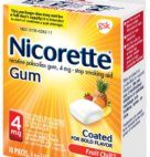 NICORETTE GUM FRUIT CHILL 4MG  10CT