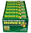 HONEES MENTHOL COUGH DROPS 24CT