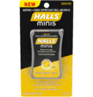 HALLS MINIS SF HONEY LEMON      8CT