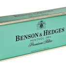 BENSON & HEDGES 100 MENTHOL BOX