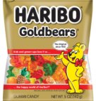 HARIBO GUMMI GOLD BEARS PEG BAG