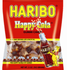 HARIBO GUMMI HAPPY COLA PEG BAG