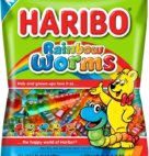 HARIBO GUMMI RAINBOW WORMS      5OZ