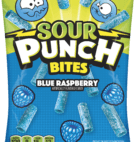 SOUR PUNCH BITES BLUE RASPBRY   5OZ