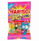 HARIBO SOUR ZING BITES PEG    4.5OZ