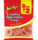 GURLEY GUMMY WTRMLN RING 2/$2  12CT