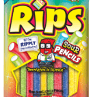 RIPS SOUR PENCILS PEG BAG     2.8OZ