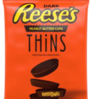 REESES PB DARK CHOC THINS PEG 3.1OZ